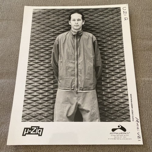Ziq press photo 8x10 - u-ziq,